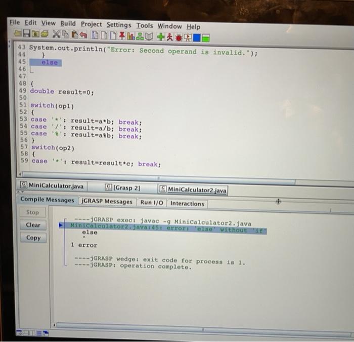 Solved i need help as to why my java program will not run. | Chegg.com