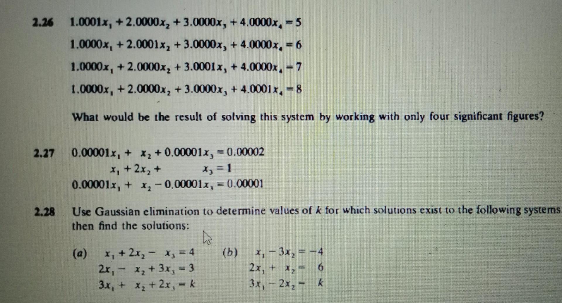Solved 2.20 Solve the system given in Problem 2.17. In | Chegg.com