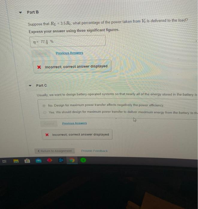 Solved please help with part B. the correct answer is shown, | Chegg.com