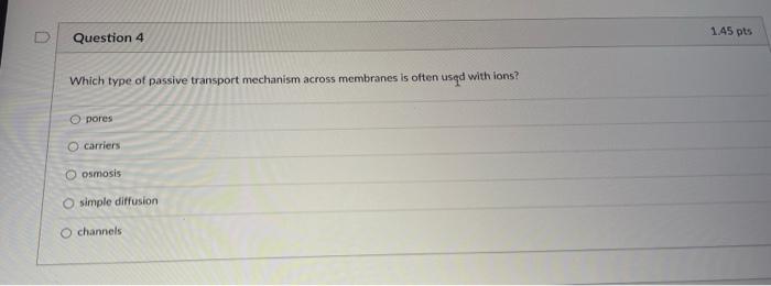 Solved Question 3 1.45 pts Which of the following is not a | Chegg.com