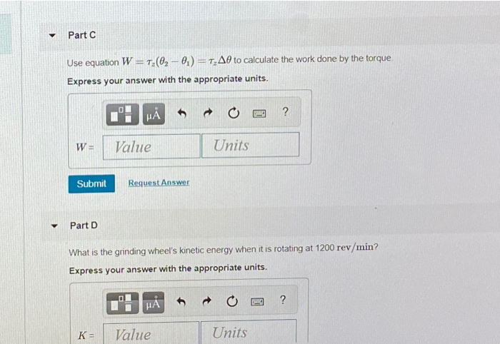 Solved Item 3 A225-kg grinding wheel is in the form of a | Chegg.com
