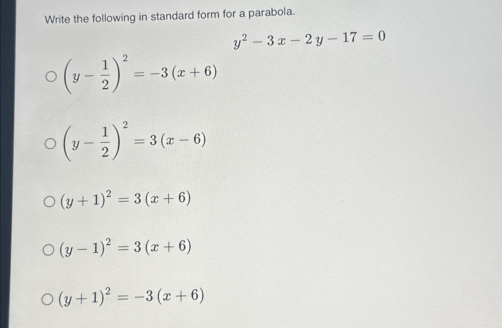 Solved Write the following in standard form for a | Chegg.com