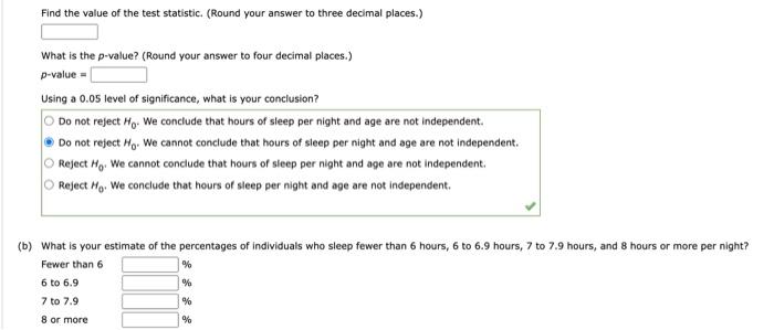 Solved A survey was conducted to determine whether hours of | Chegg.com