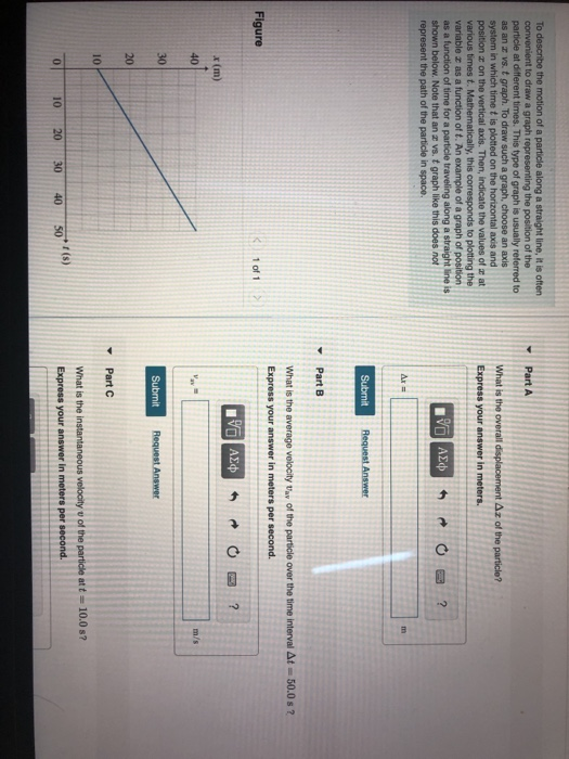 solved-part-a-to-describe-the-motion-of-a-particle-along-a-chegg