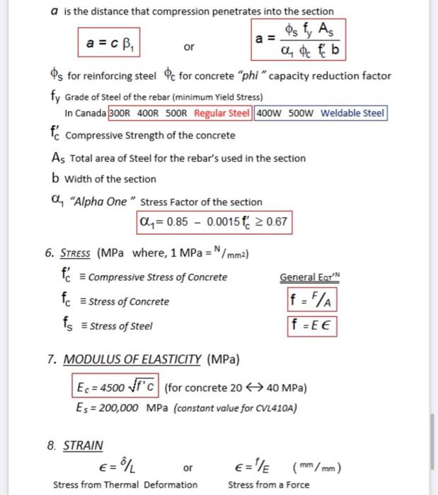Solved 1. A standard concrete cylinder is 300 mm in height