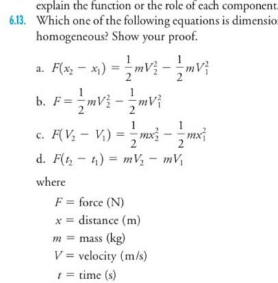 Solved Explain The Function Or The Role Of Each Component Chegg Com