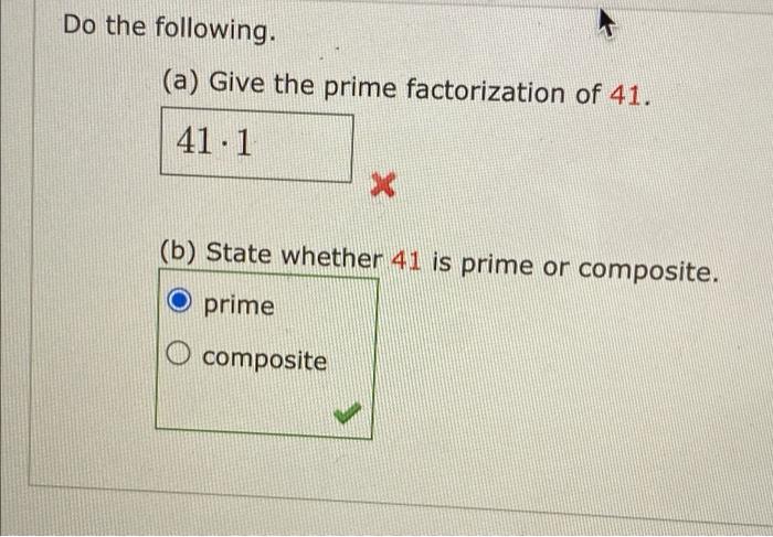 Solved please help i have tried (1 *41) (41*1) (1,41) (41,1) | Chegg.com