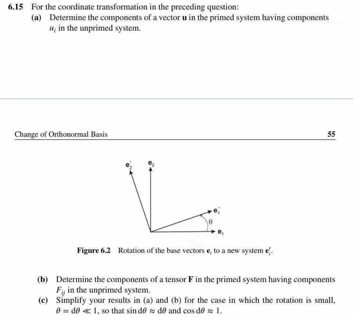 Solved 4 5 we showed that the triple vector product u x v x chegg