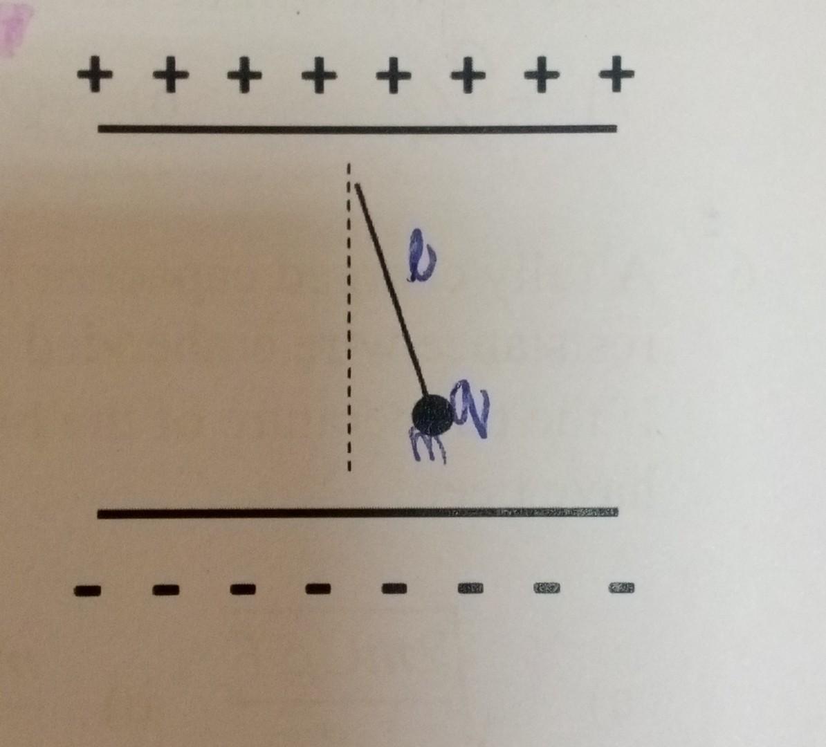 Solved small metal ball is suspended between the plates of a