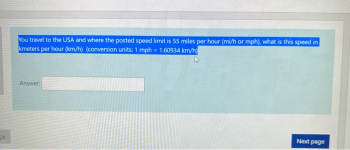 55 miles outlet km