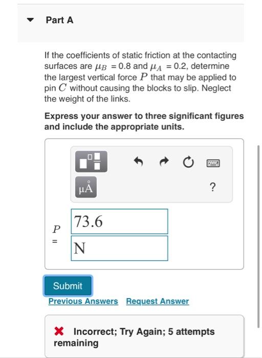 Solved Two Blocks A And B, Each Having A Mass Of 7.5 Kg, Are | Chegg.com