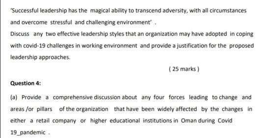 Solved "Successful leadership has the magical ability to | Chegg.com
