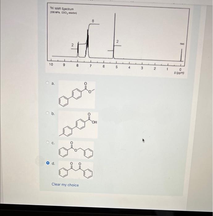 Solved Using The Information Below, Determine The Structure | Chegg.com