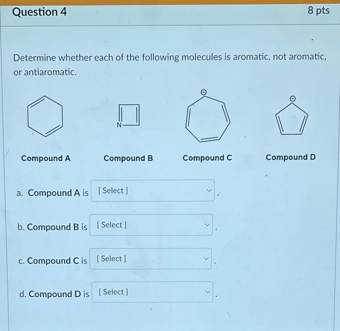 Solved Question 4 8 pts Determine whether each of the | Chegg.com
