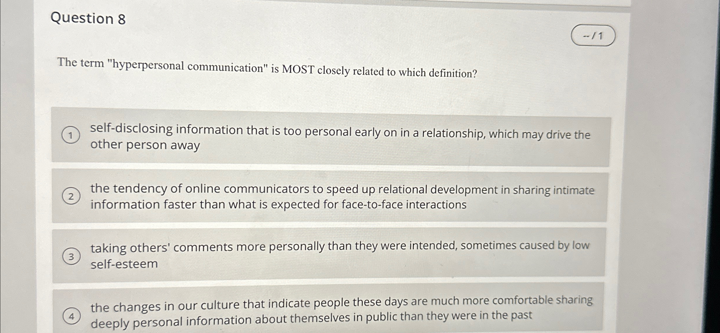 Solved Question 8-11The term 