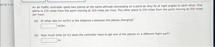 An air traffic controller spots two planes at the | Chegg.com