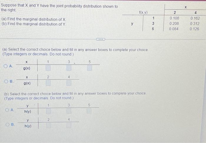 Solved Suppose That X And Y Have The Joint Probability | Chegg.com