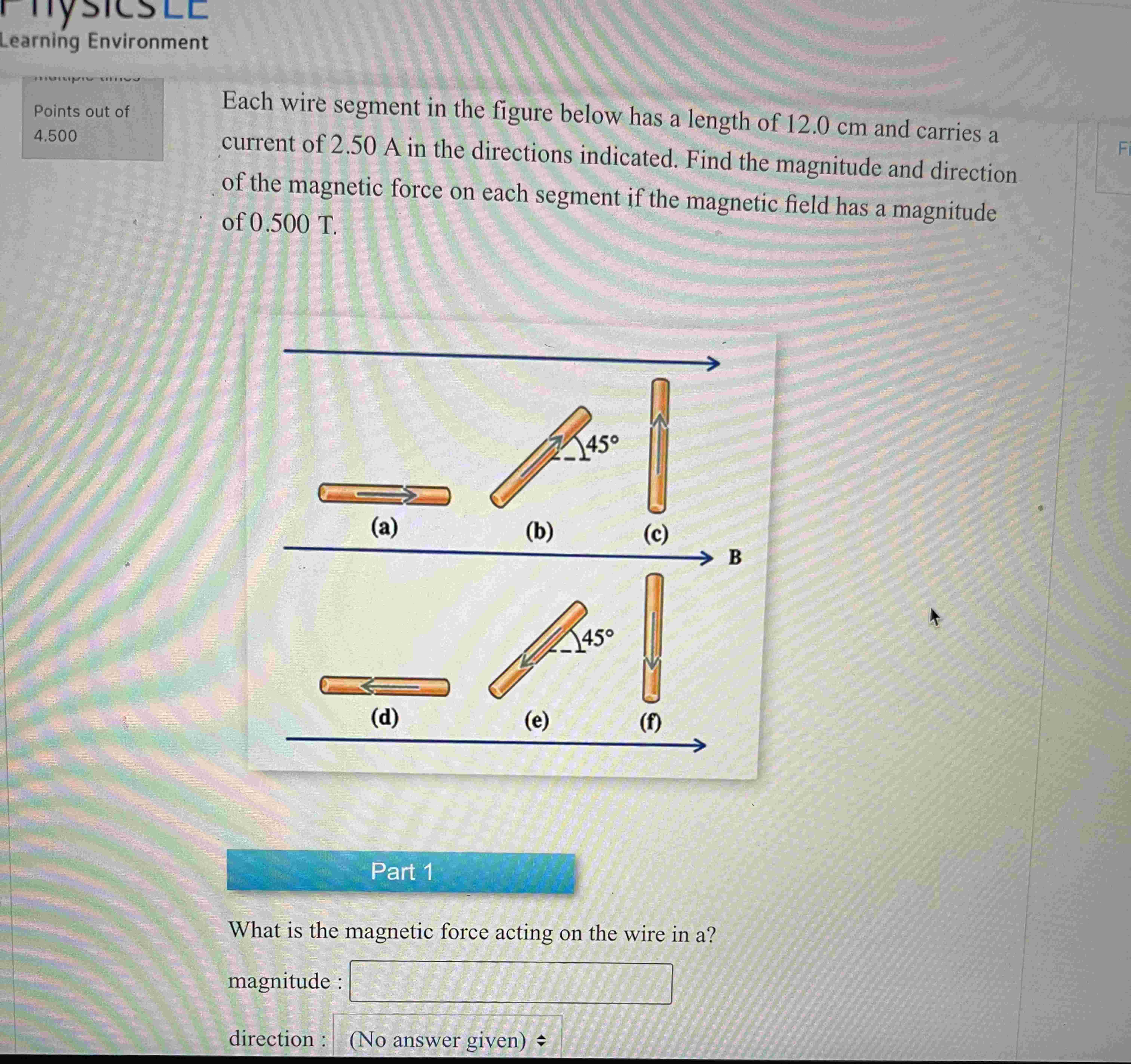 Solved Each wire segment in the figure below has a length of | Chegg.com