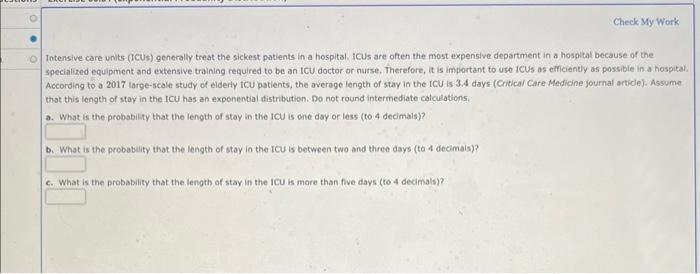 Solved Intensive Care Units (ICUs) Generally Treat The | Chegg.com