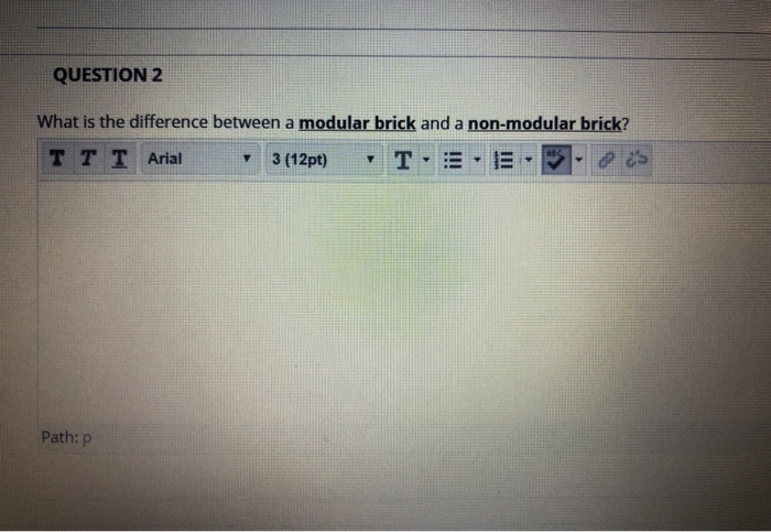 Solved QUESTION 2 What is the difference between a modular | Chegg.com