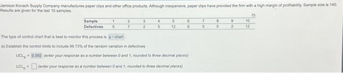 Solved The type of control chant that is best to monitor | Chegg.com