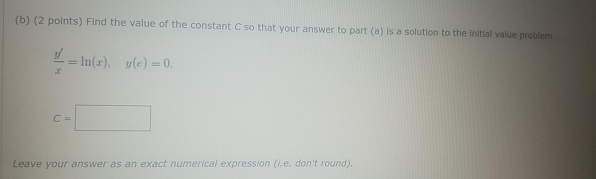 Solved (a) (3 points) Determine which of the following | Chegg.com