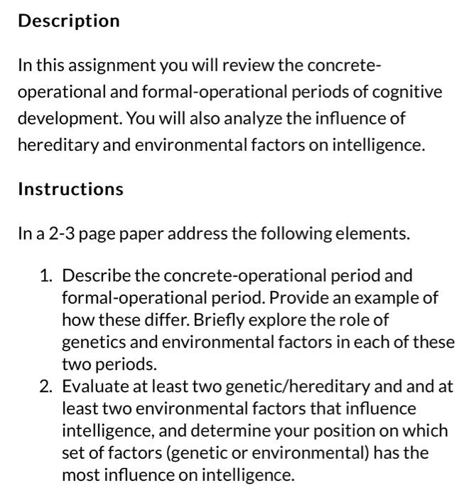 Periods of 2024 cognitive development