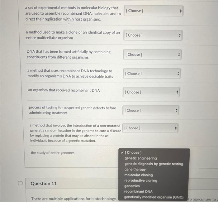 Solved A Set Of Experimental Methods In Molecular Biology | Chegg.com