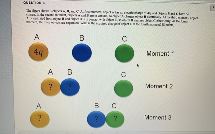 Solved QUESTION 3 B The figure shows 3 objects A, B, and C. | Chegg.com