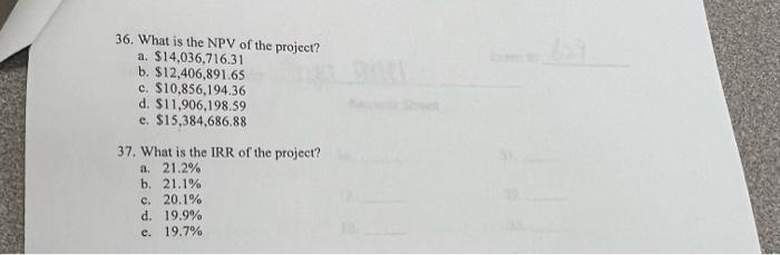 Solved USE THE FOLLOWING INFORMATION TO ANSWER 33-37 Dunaway | Chegg.com