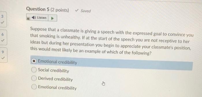 Solved Question 1 (2 points) Listen Saved A structured | Chegg.com