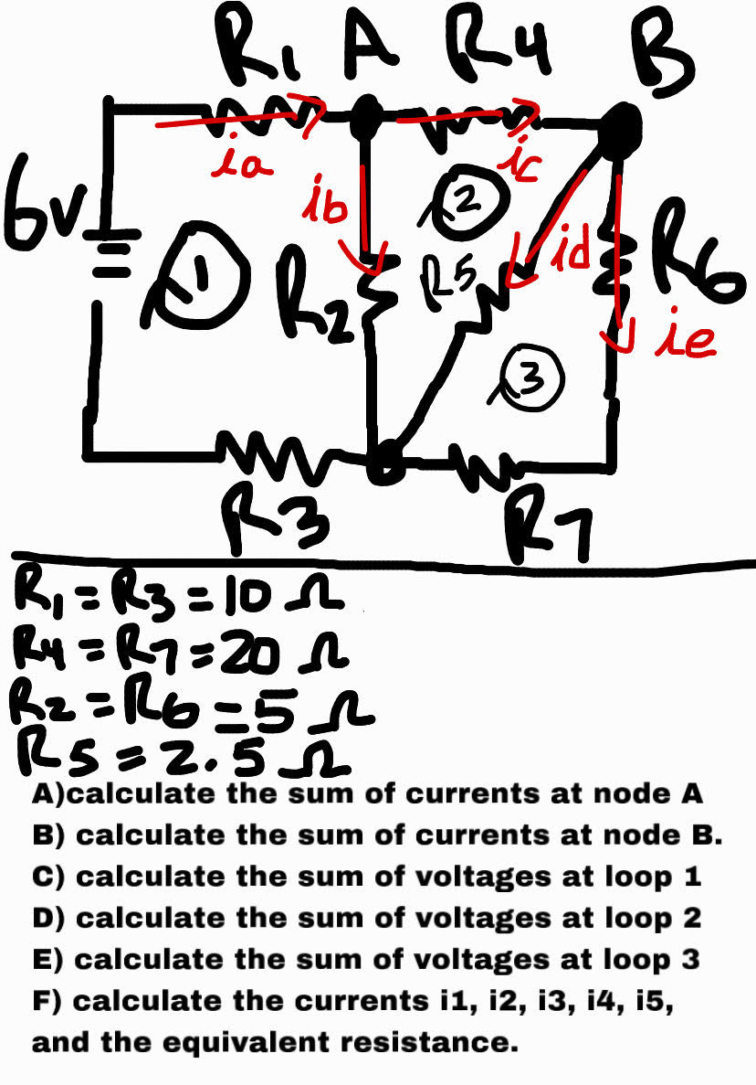 Solved Answer the following questions with the circuit | Chegg.com