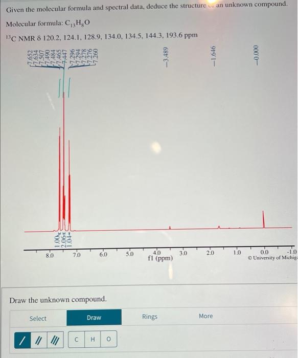 solved-given-the-molecular-formula-and-spectral-data-deduce-chegg