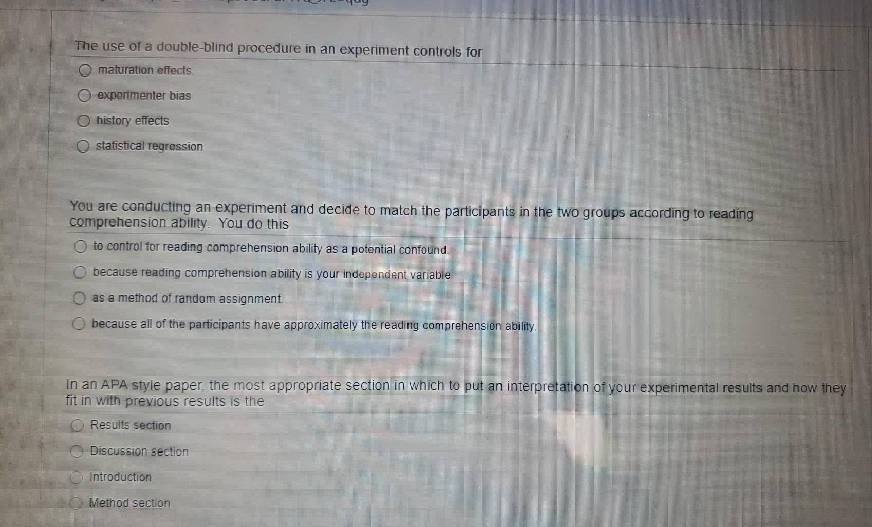 solved-the-use-of-a-double-blind-procedure-in-an-experiment-chegg