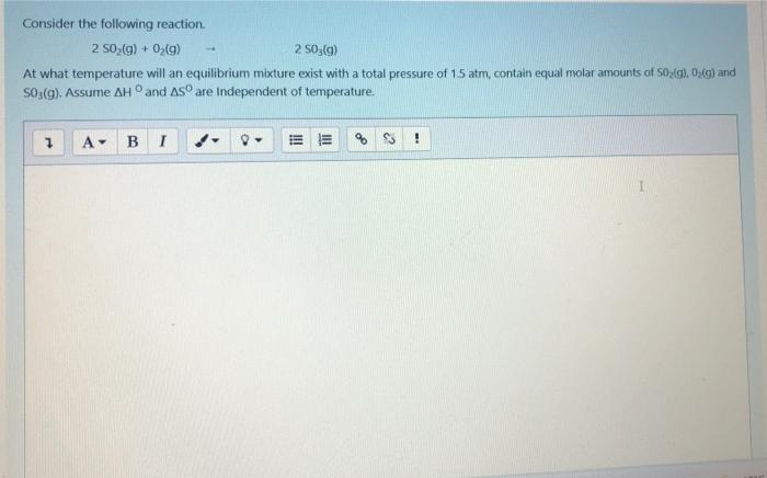 Solved A chemical reaction has an equilibrium constant of 4 | Chegg.com