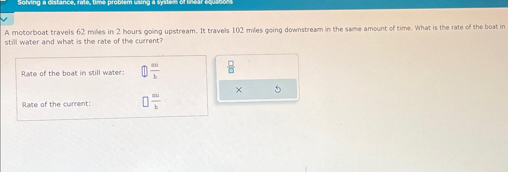 problem solving distance rate and time formulas lesson 6.5 answers