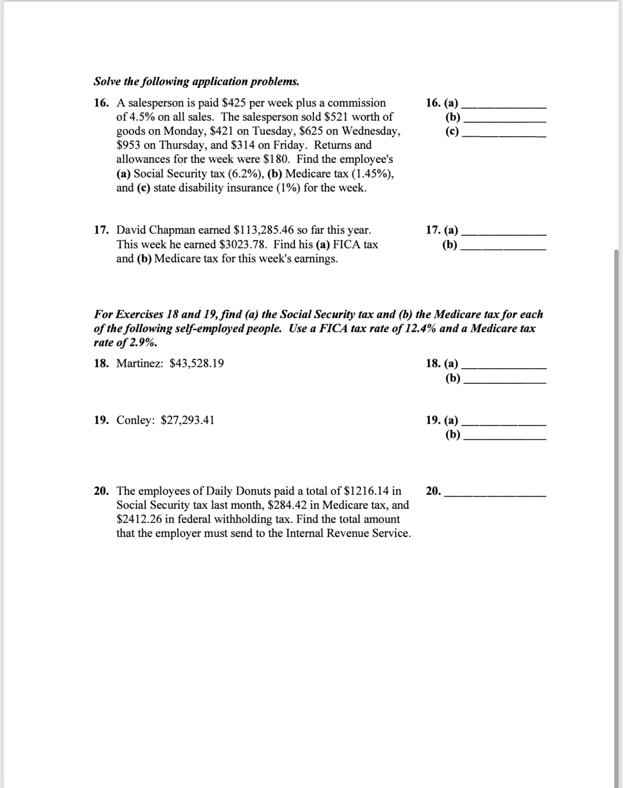 Solved Solve the following application problems.16. ﻿A | Chegg.com