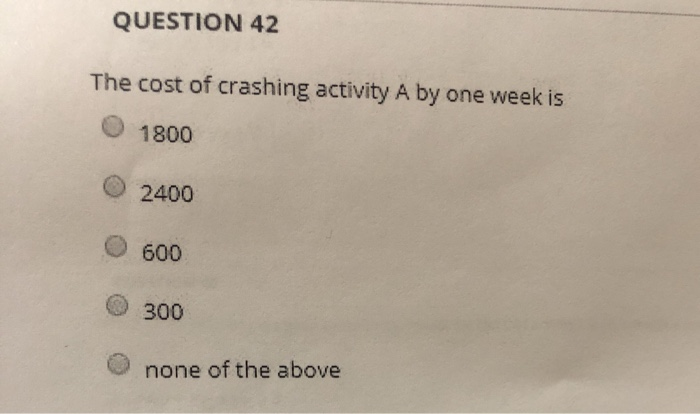 QUESTION 41 which of the following are the best | Chegg.com
