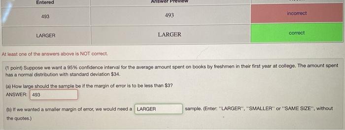 Solved I keep getting the same answer for part a and am not | Chegg.com