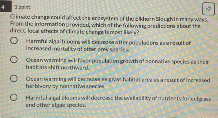 Solved Sea Otters Sea otters are native to the western coast | Chegg.com