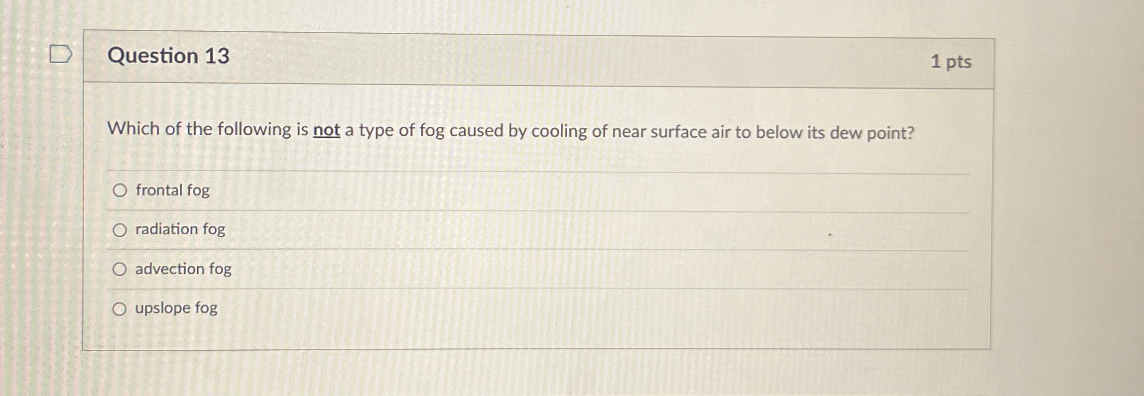 Solved Question 13Which of the following is not a type of | Chegg.com