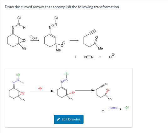 Solved Draw the curved arrows that accomplish the following | Chegg.com