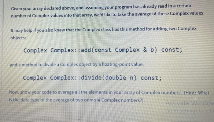 Solved Given your array declared above, and assuming your | Chegg.com
