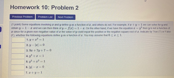 Solved Homework 10: Problem 2 Previous Problem Problem List | Chegg.com