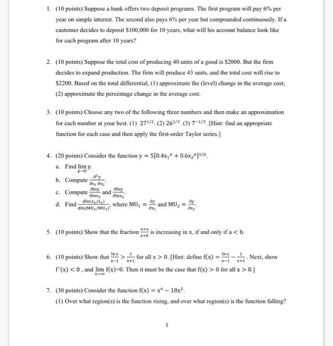 Suppose the total cost of producing 40 units of a | Chegg.com