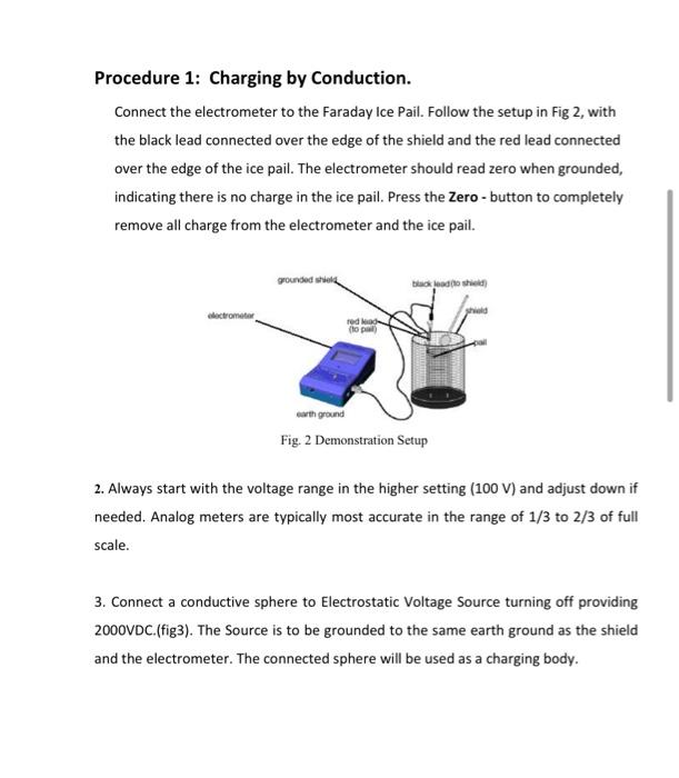 Solved Physics2B LAB 3 Faraday's ice pail experiment was
