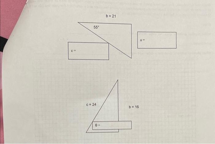 Solved Find Missing Sides And Angles | Chegg.com