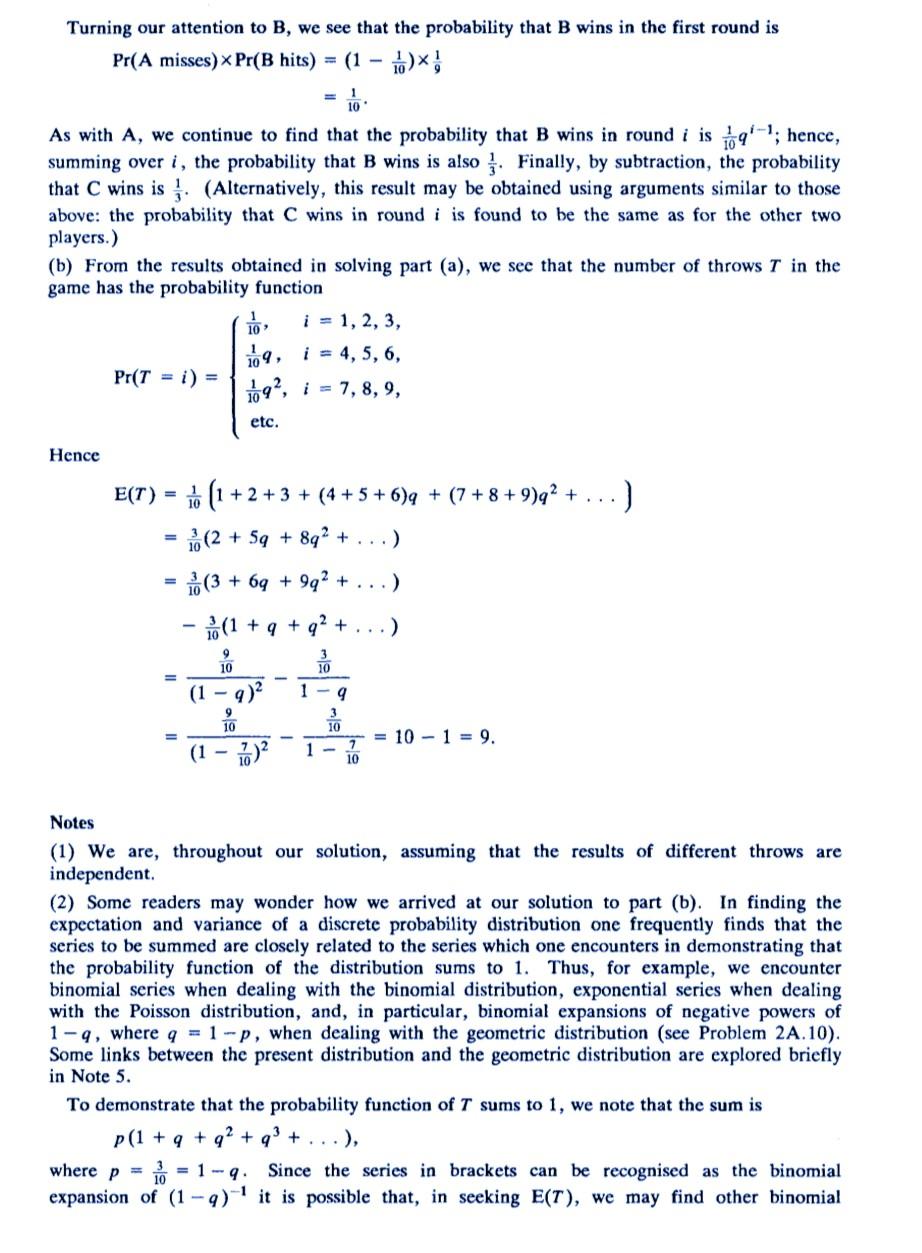 Solved Turning Our Attention To B, We See That The | Chegg.com