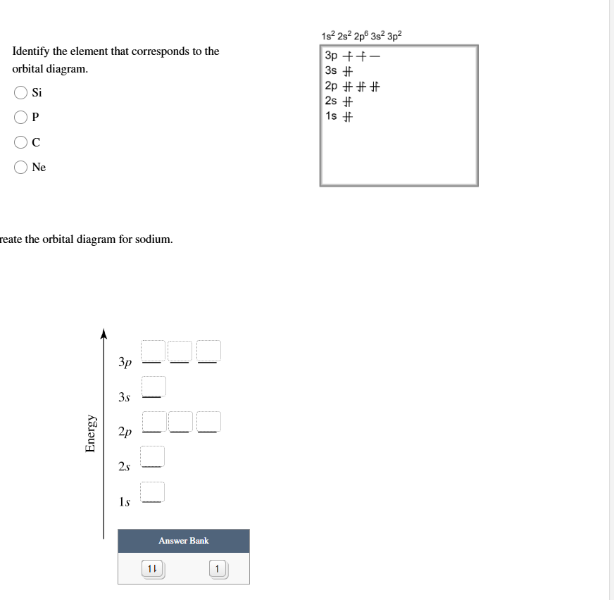 Solved full electron configuration for sodium Complete the | Chegg.com
