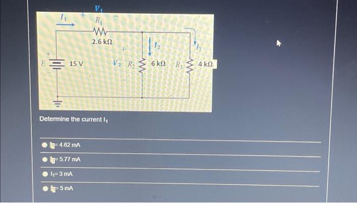 Solved Determine The Current L1 | Chegg.com